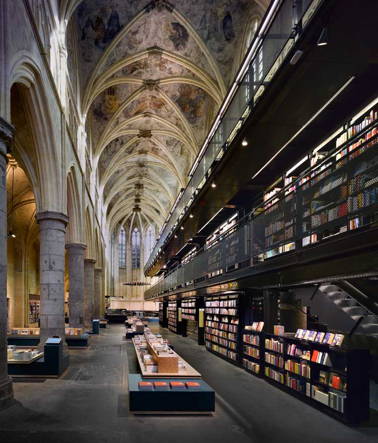 Interior of Selexyz Dominicanen in Maastricht