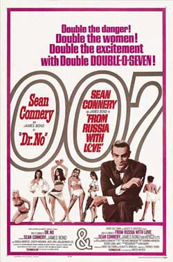 Movie Poster from Bond film double-bill