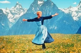 Julie Andews as Maria in The Sound of Music