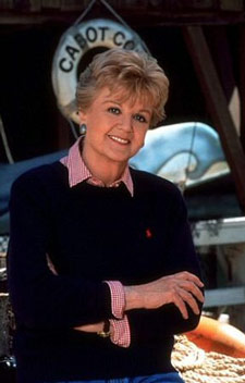 Angela Lansbury as Jessica Fletcher in Cabot Cove from Murder, She Wrote