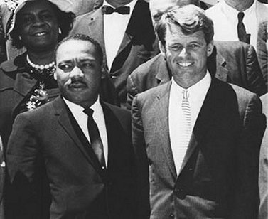 Martin Luther King, Jr. with Robert F. Kennedy