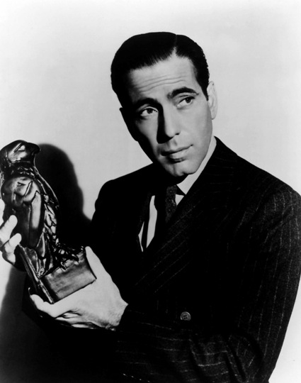 Humphrey Bogart as Sam Spade: swanking it like no one else can