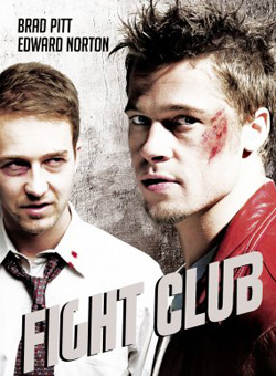 DVD Cover of Fight Club, the movie