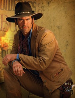 Bruce Campbell in Brisco County Jr.