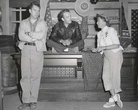 Ida Lupino directing The Hitch-Hiker (1953)