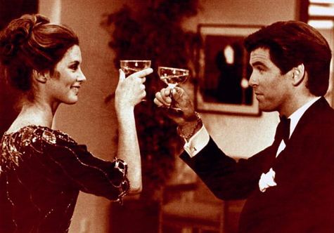 A toast between Remington and Laura