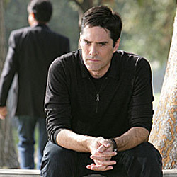 The brooding Agent Hotchner played by Thomas Gibson