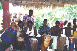 The Ewe drummers of Ghana