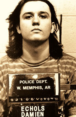 Damien Echols at the time of his arrest