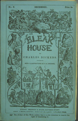 Restored first edition of Bleak House by Charles Dickens