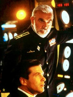 Alec Baldwin and Sean Connery in The Hunt for Red October