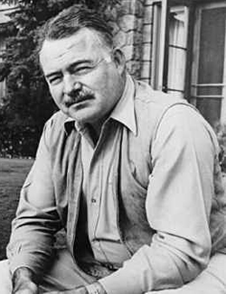 Hemingway himself.  You have to wonder what he thought of Hollywood’s take.