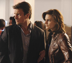 Nathan Fillion as Castle and Stana Katic as Beckett