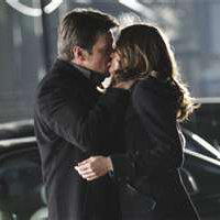 The kiss, long before Castle admits his feelings for Beckett