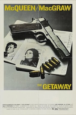 Jim Thonmpson’s The Getaway movie poster Ali MacGraw, Steve McQueen
