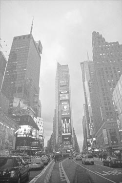 Does today’s Time Square need a touch of gray?