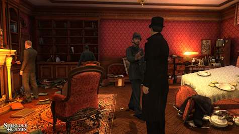 Screen cap from The Testament of Sherlock Holmes/ Frogware