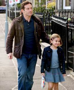 Jackson Brodie and daughter Marlee from Case Histories/ Steffan Hill