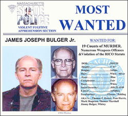 Whitey Bulger, Most Wanted