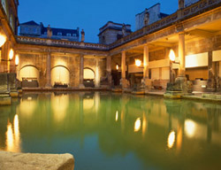The Roman Baths of Bath, Somerset, England