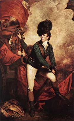 Colonel Banastre Tarleton by Sir Joshua Reynolds