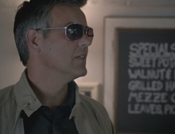 Rupert Graves as an Inspector Greg Lestrade who’s tanned, rested, and ready for CSI Miami.