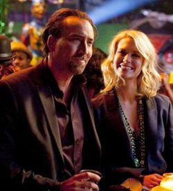 Nicholas Cage and January Jones in Seeking Justice