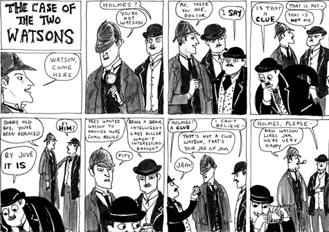 The Two Watsons Cartoon