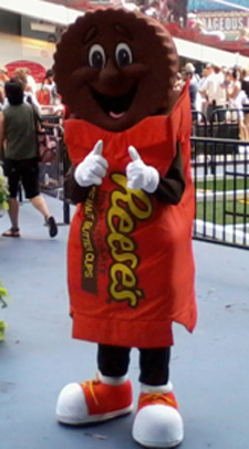Reese’s costumed man