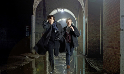 Benedict Cumberbatch and Martin Freeman