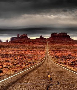 Monument Valley, just before a storm