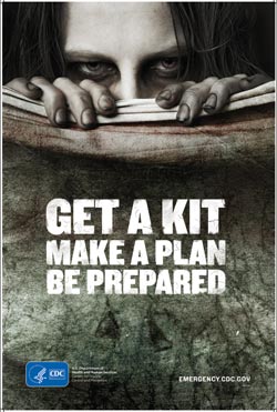 CDC Poster - Be Prepared for the Zombie Apocalypse