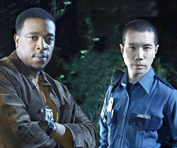 Russell Hornsby and Reggie Lee of Grimm