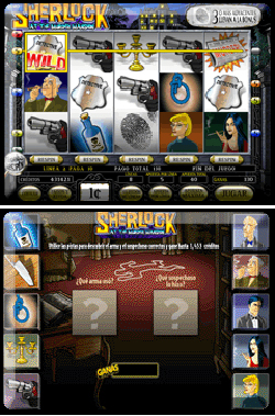 Sherlock at the Murder Mansion Slot Machine