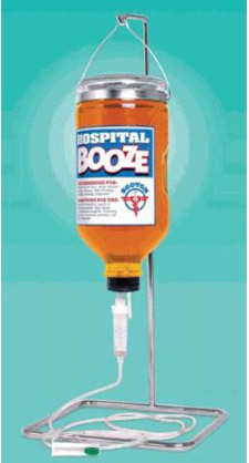 Booze in an IV