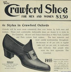 The Crawford Shoe ad from 1902