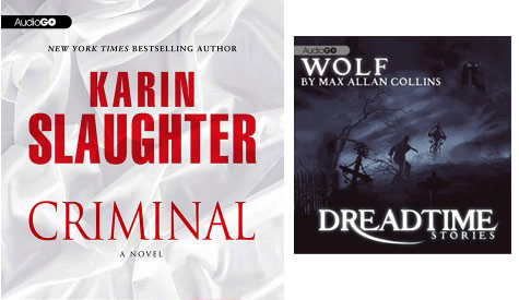 Criminal by Karin Slaughter and Wolf by Max Allan Collins
