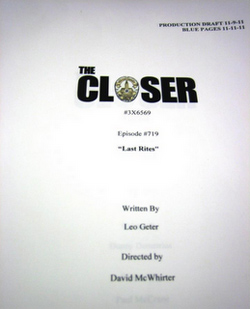 Script for the final episode.