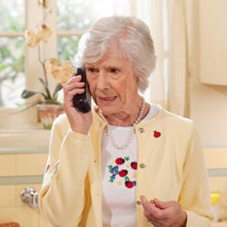 Brenda’s mother on the phone