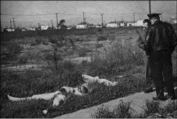 The Black Dahlia’s body was found in January 1947.