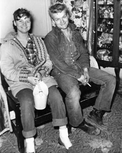 Caril Ann Fugate and Charles Starkweather pre-killing-spree.