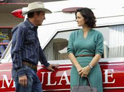 Carrie-Anne Moss as Assistant District Attorney Katherine O’Connell n CBS’s Vegas