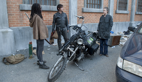 Daryl, Carol and Michonne