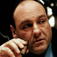 James Gandolfini as Tony Soprano is a dad to smack you sideways if you call the gravy marinara