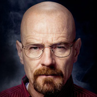 Bryan Cranston as Walter White is a dad who can finally make a H.S. class SHUT UP, forever.