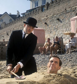 Jeeves assists his master Bertie Wooster