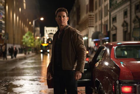 Tom Cruise as Jack Reacher in the recent movie shot in Pittsburgh