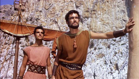 Acastus and Jason (Gary Raymond and Todd Armstrong) in Jason and the Argonauts (1963)