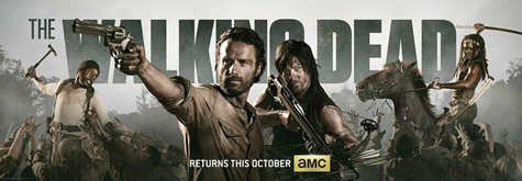 Banner for The Walking Dead's Season 4 on AMC