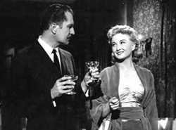 Vincent Price and Carol Ohmart as the Lorens in 1959's House on Haunted Hill